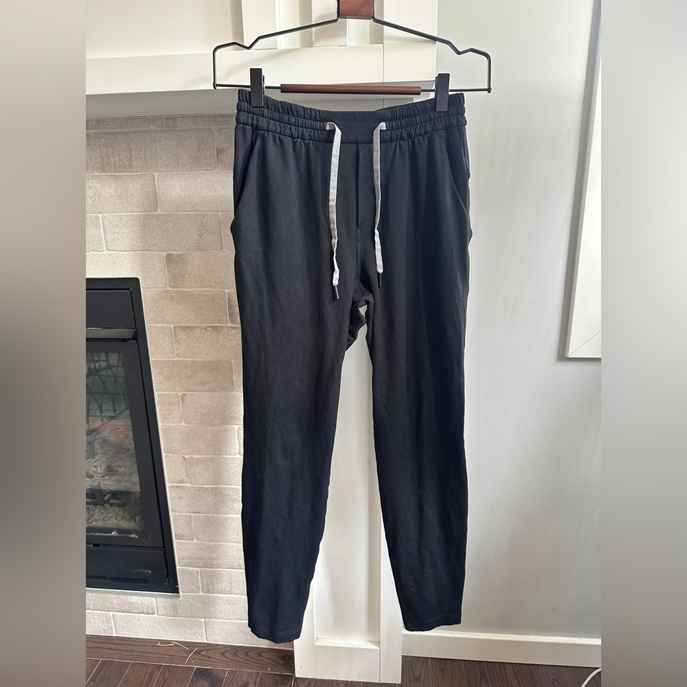 lululemon athletica Black Sweatpants Relaxed Fit Tapered